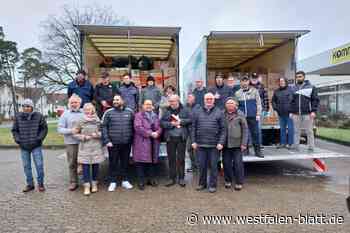 Transport ins Kriegsgebiet gestartet