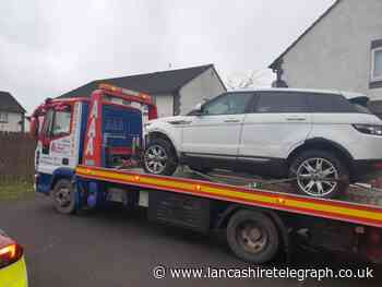 Police recover stolen Land Rover abandoned in Blackburn