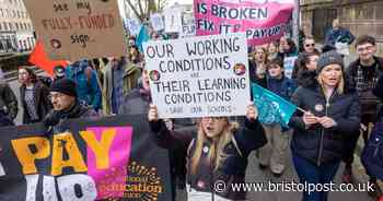 Bristol teachers say schools have been stripped bare as they demand fairer pay during strike