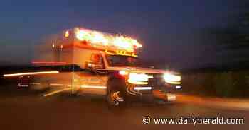 Chicago man ejected from vehicle after crash near Huntley