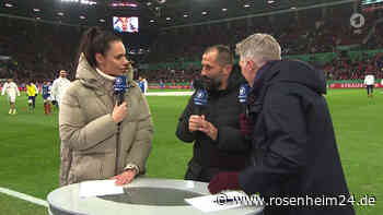 „Ganz kurz!“ – Brazzo grätscht vor Pokal-Spiel live in der ARD bei Schweinsteiger-Analyse dazwischen