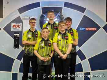 Excitement as kids’ darts team top Darwen Adults League