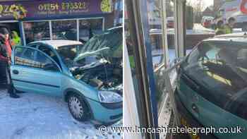 Ungritted car park in Darwen sees seven crashes in two days