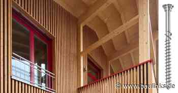 Ohne Vorbohren und Versenken: Sihgas Holzschraube TeFix verspricht sauberes Holzfassadenbild