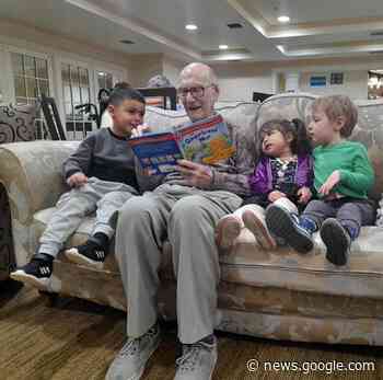 Nursery children gather round for stories at care home - Solihull Observer