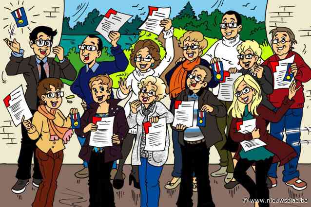 VERSTRIPT. Vrijwilligers Rode Kruis krijgen nieuwjaarsdrink en medailles