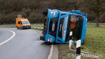Dillenburg: Autobahnauffahrt der A45 nach Lkw-Unfall wieder ... - Siegener Zeitung