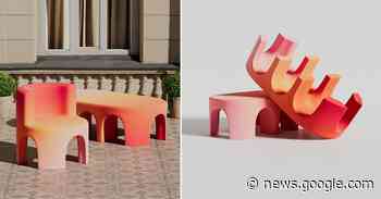 seba morales explores architecture in 'archway bench & chair' - Designboom