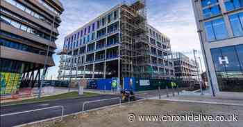 Traditional ceremony takes place at Maker and Faber buildings which will 'change face' of Sunderland