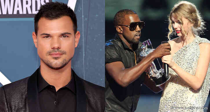 Taylor Lautner Admits He First Thought Taylor Swift & Kanye West's VMAs 2009 Moment was a 'Practiced Skit'
