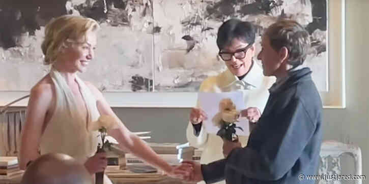 Portia de Rossi Surprises Ellen DeGeneres with Vow Renewal, Fans Think They Spot 2 Famous Guests in the Crowd!