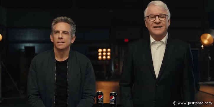 Steve Martin Calls Ben Stiller a 'Nepo Baby' in Pepsi Zero Sugar Commercial for Super Bowl 2023