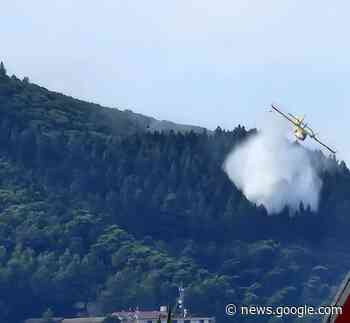 Ancora fiamme a Castellabate: tornano in azione due canadair dei ... - Giornale del Cilento