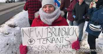 ‘It’s just a free-for-all’: N.B. protesters call for reinstatement of rent cap