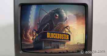 Blockbuster Video is doing a Super Bowl stunt—with cockroaches