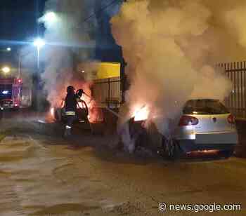 Benevento, in fiamme due auto nel Rione Ferrovia - Lab TV Lab TV - LabTV