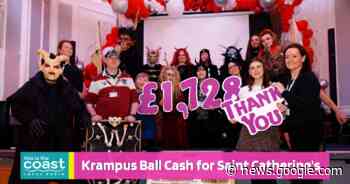 Whitby Krampus Run Raises £1728 for Saint Catherine's - This is the Coast