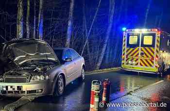 FW-DT: Alleinunfall - Zwei Verletzte