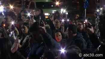Hundreds gather for vigil in honor of Selma police officer Gonzalo Carrasco Jr
