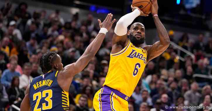 Lakers um Rekordjäger James gewinnen bei den Pacers