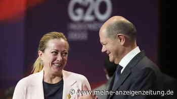 Scholz empfängt Meloni: „Ich bin gegen Deutschland allergisch“