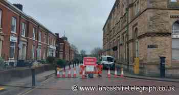 Blackburn town centre road  to reopen following work by BT