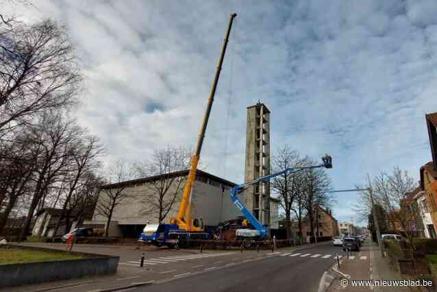 Kottemstraat maandag afgesloten voor afbraak kerktoren