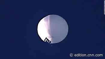 US Pentagon rejects China's claim that the balloon is a civilian research airship. Senior military leaders advise against shooting it down