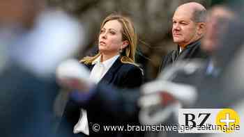 Melonis Antrittsbesuch bei Olaf Scholz: Höflich distanziert