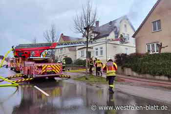 Großeinsatz in Herford: Mann stirbt bei Wohnungsbrand
