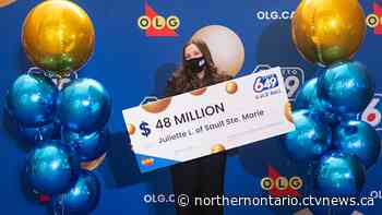 First-year university student from northern Ontario wins $48M in lottery, making history