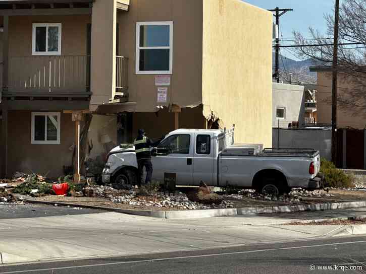 Truck plows through Albuquerque family's apartment, police investigate