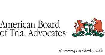 STEVEN W. QUATTLEBAUM SWORN IN AS NATIONAL PRESIDENT OF THE AMERICAN BOARD OF TRIAL ADVOCATES