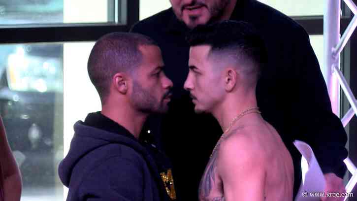 Boxers weigh-in for The Rumble at Revel