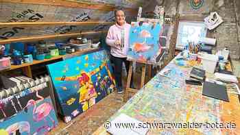 Kunst in Ebhausen: Stefanie Mörk veröffentlich Workbook "Malen zum Glück"