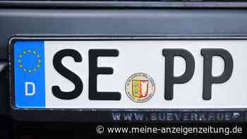 Wunschkennzeichen am Auto: Welche Buchstaben-Kombis verboten sind