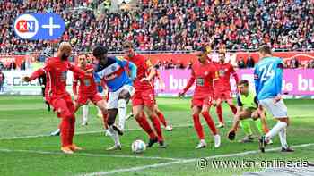 Holstein Kiel verliert mit 1:2 gegen den 1. FC Kaiserslautern.