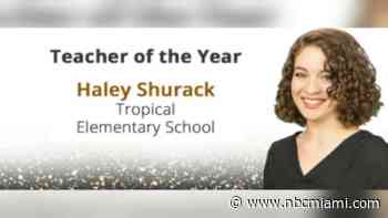 Tropical Elementary School's Haley Shurack is Broward's Teacher of the Year