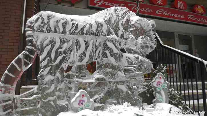 Vandal smashes ice sculpture in Chinatown incident