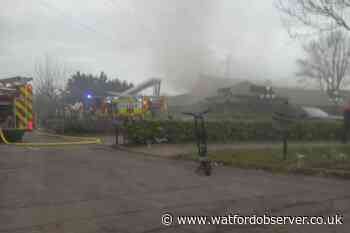 Eight engines called to major fire at Imperial China Watford