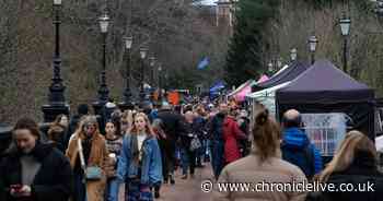 Jesmond food market proves popular as people make the most of the mild weather
