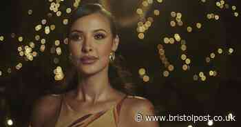 Love Island: Maya Jama's wet-look optical illusion dress confuses fans as she returns to villa