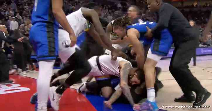 Chaos Breaks Out in the Middle of NBA Game - 5 Players Ejected After Major Brawl
