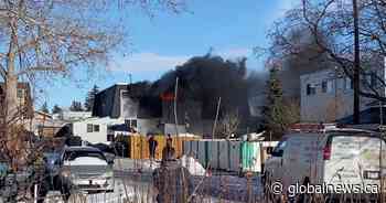 Fire crews respond to high smoke volume fire in S.E. Calgary