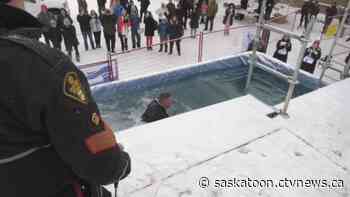 Saskatoon police chief takes part in 'polar plunge'