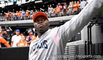 Ejiro Evero out of Broncos contract, is expected to interview with Vikings