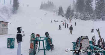 Finding Relief, if Not an Escape, From War at Ukraine’s Ski Resorts