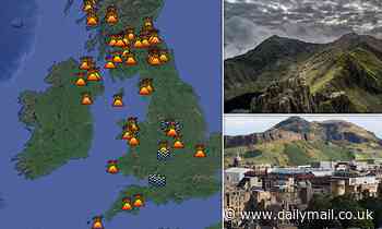 Incredible interactive tool reveals the 68 volcanoes that once covered the UK