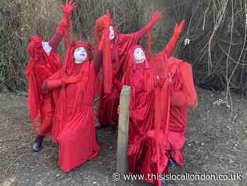 Haringey Tree Protectors hold mourning procession with Red Rebels