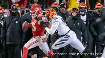 Joseph Ossai not fined for hit on Patrick Mahomes